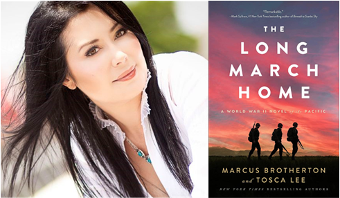 author Tosca Lee and her book The Long March Home
